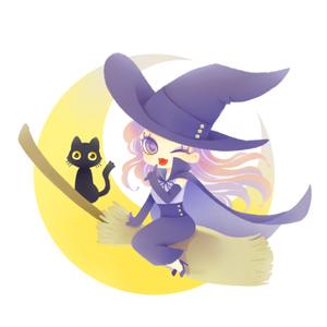 遠乃 (Toono)さんのショップのイメージキャラになるイラスト  マダムなかわ怖いまつ毛のバチバチな魔女への提案