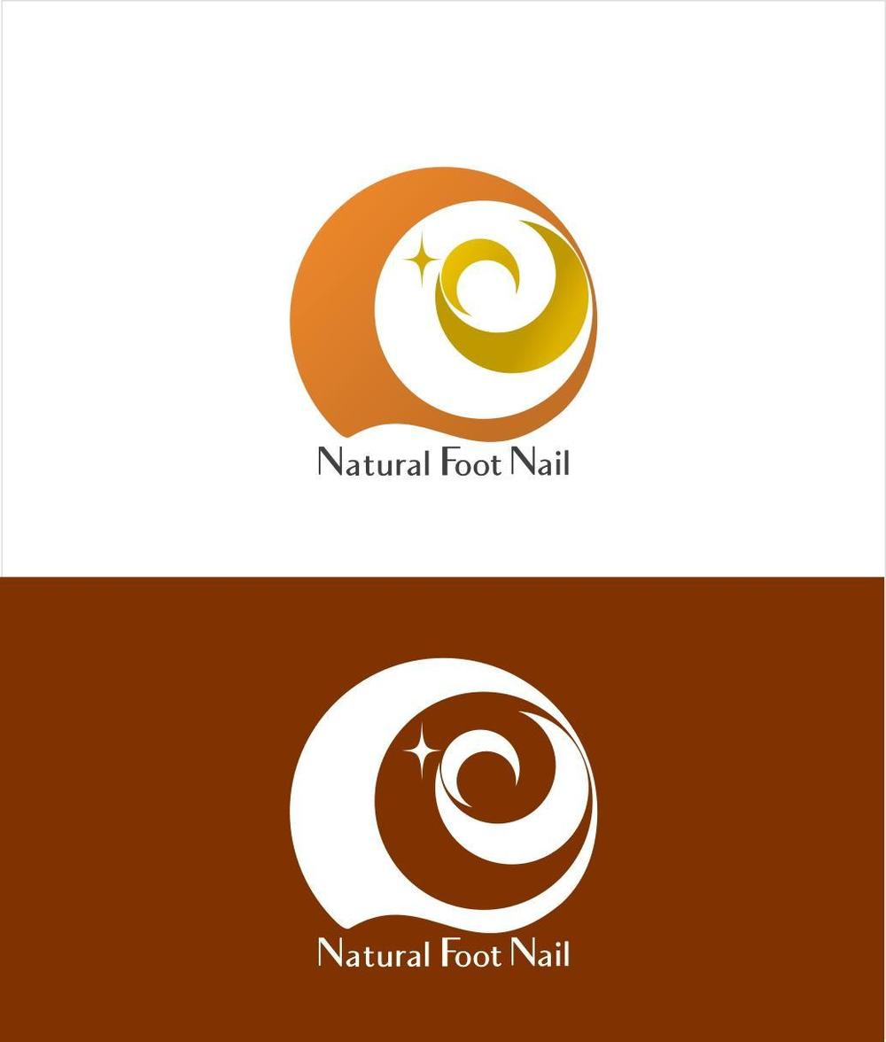 ネイルサロン　「Natural Foot Nail」のロゴ