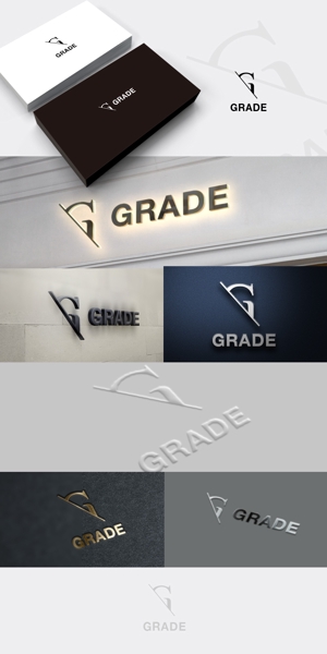 D-Design (dorisuke)さんのファッションブランド「GRADE」のロゴへの提案