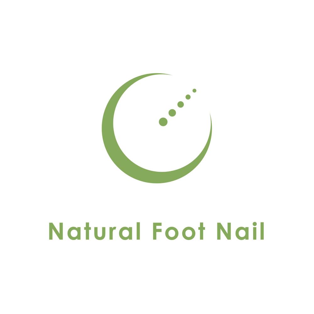 ネイルサロン　「Natural Foot Nail」のロゴ