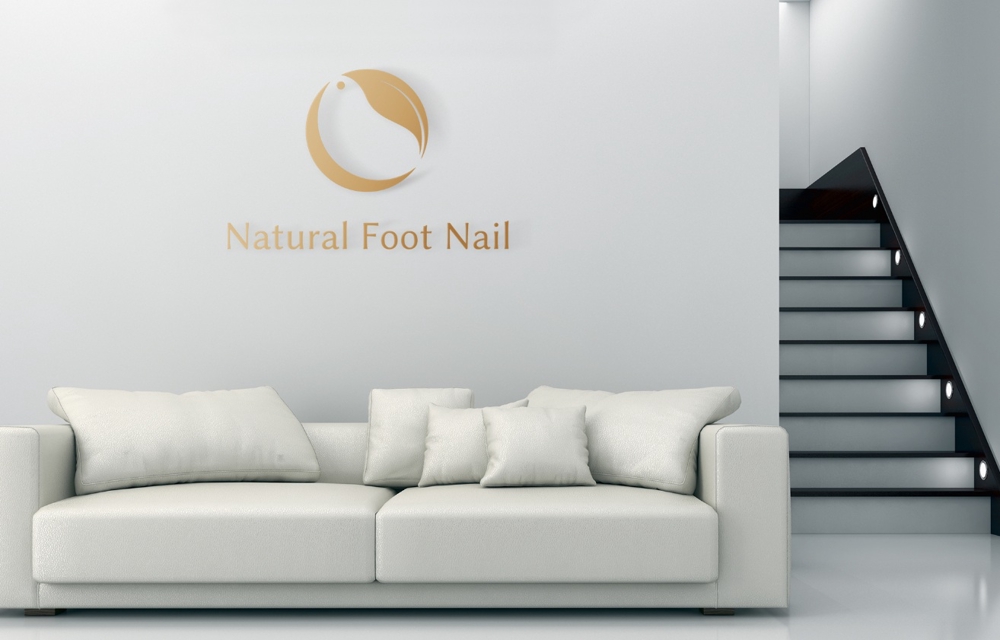 ネイルサロン　「Natural Foot Nail」のロゴ