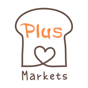 CHIKAZU (chaky811)さんのパン屋事業 屋号「Plus Markets」のロゴ作成への提案