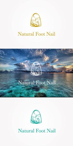 red3841 (red3841)さんのネイルサロン　「Natural Foot Nail」のロゴへの提案