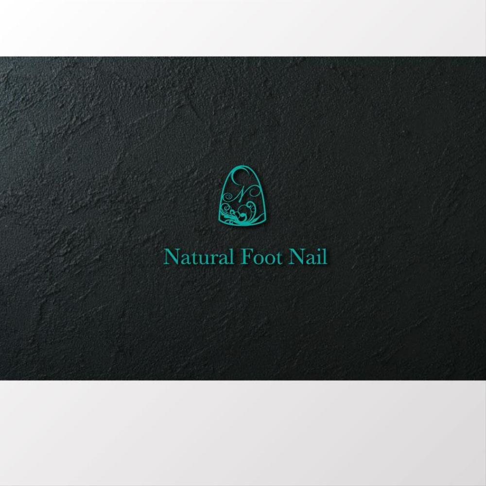 ネイルサロン　「Natural Foot Nail」のロゴ