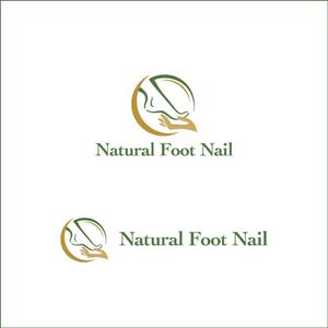 queuecat (queuecat)さんのネイルサロン　「Natural Foot Nail」のロゴへの提案