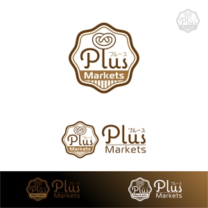 y’s-design (ys-design_2017)さんのパン屋事業 屋号「Plus Markets」のロゴ作成への提案