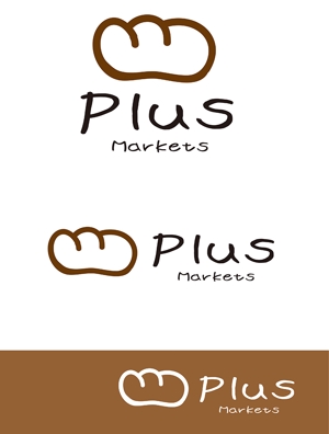 田中　威 (dd51)さんのパン屋事業 屋号「Plus Markets」のロゴ作成への提案