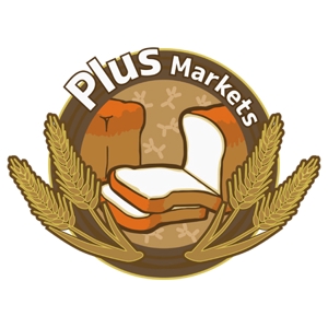 TEX597 (TEXTURE)さんのパン屋事業 屋号「Plus Markets」のロゴ作成への提案