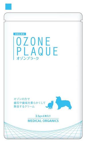 dandelions (dandelions)さんの簡単！急募！犬猫用オゾンクリームのシンプルなパッケージデザインへの提案