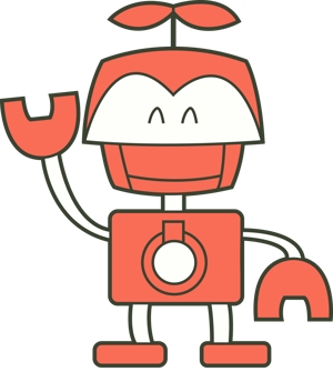 に (nyohohommura)さんのちょっとレトロなロボットのキャラクター看板への提案
