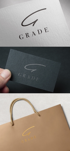 mg_web (mg_web)さんのファッションブランド「GRADE」のロゴへの提案