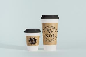 k ()さんのカフェ「Re:NOI」のロゴへの提案