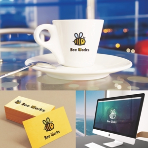 waku-g (waku-g)さんのアルバイトWebサイト「Bee Works」のロゴへの提案
