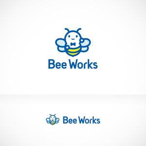 BLOCKDESIGN (blockdesign)さんのアルバイトWebサイト「Bee Works」のロゴへの提案