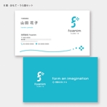 ハナトラ (hanatora)さんのWEBマーケティング会社「foanim」の名刺デザインへの提案