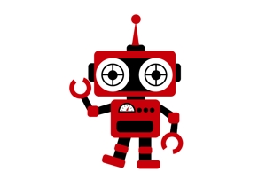 marukei (marukei)さんのちょっとレトロなロボットのキャラクター看板への提案