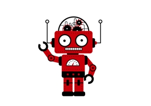 marukei (marukei)さんのちょっとレトロなロボットのキャラクター看板への提案