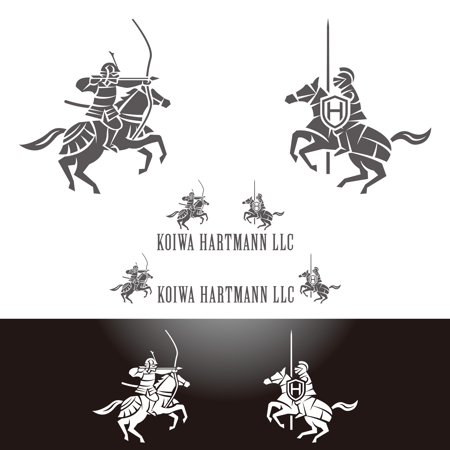 rickisgoldさんの企業キャラクターのデザイン(鎌倉武士風、中世の騎士風)への提案
