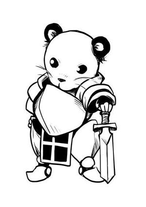 めめ (meme329)さんのキャラデザイン「ハムスター騎士」への提案