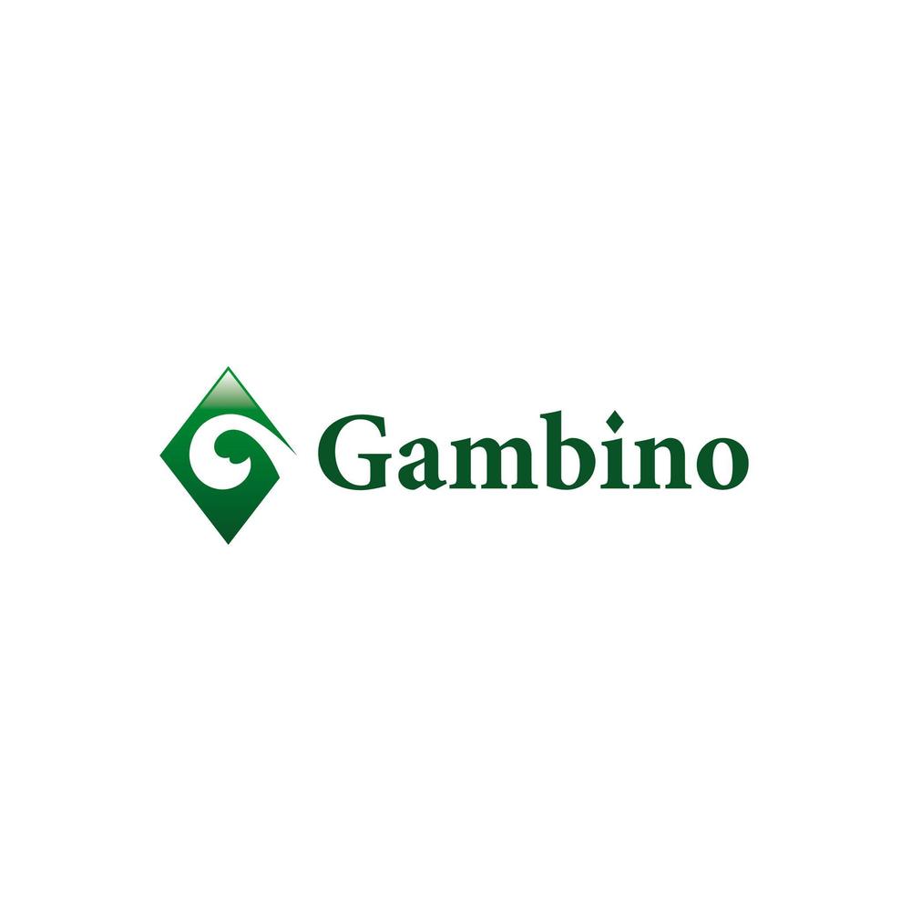 「Gambino 」のロゴ作成