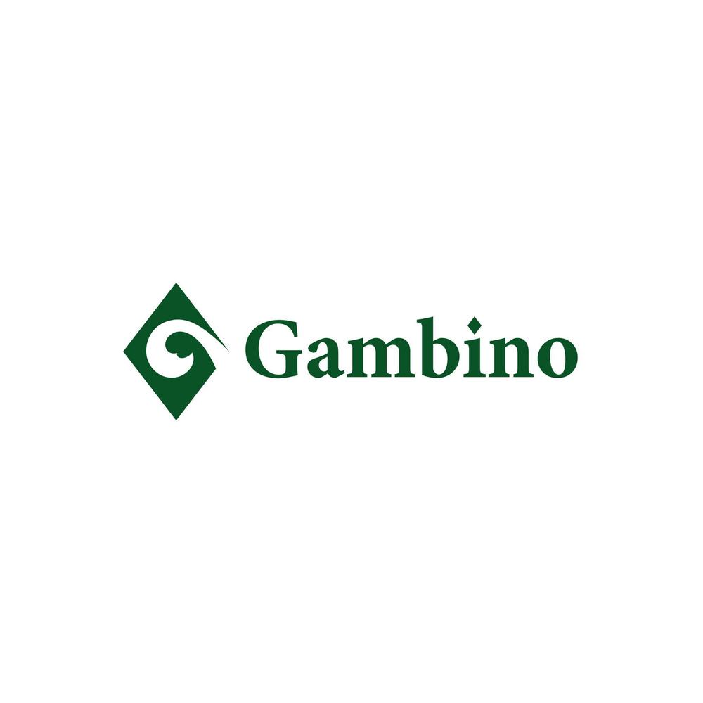 「Gambino 」のロゴ作成