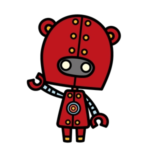 トラジ：イラレ多用型機イラストレーター (toraji_illusto)さんのちょっとレトロなロボットのキャラクター看板への提案