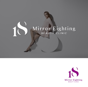 HELLO (tokyodesign)さんの美容クリニック「Mirror Eighting」の店舗ロゴ（商標登録なし）への提案