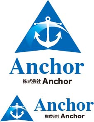 soramomoさんの「株式会社Anchor」のロゴ作成への提案