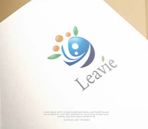 NJONESKYDWS (NJONES)さんの健康をテーマにした新会社「Leavie」のロゴ作成依頼への提案