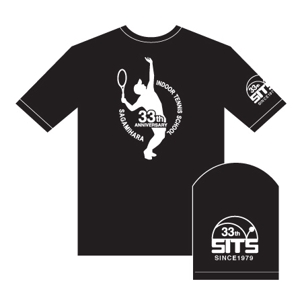 coron820さんの33周年記念テニススクール販売用Tシャツへの提案