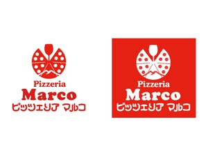 tukasagumiさんの飲食店 「ピッツェリア マルコ」のロゴへの提案