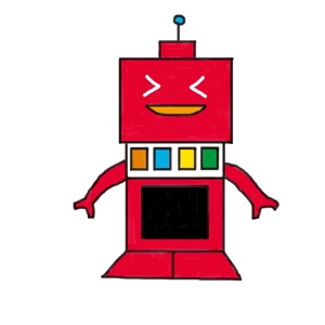 Rintasky (Rintasky)さんのちょっとレトロなロボットのキャラクター看板への提案