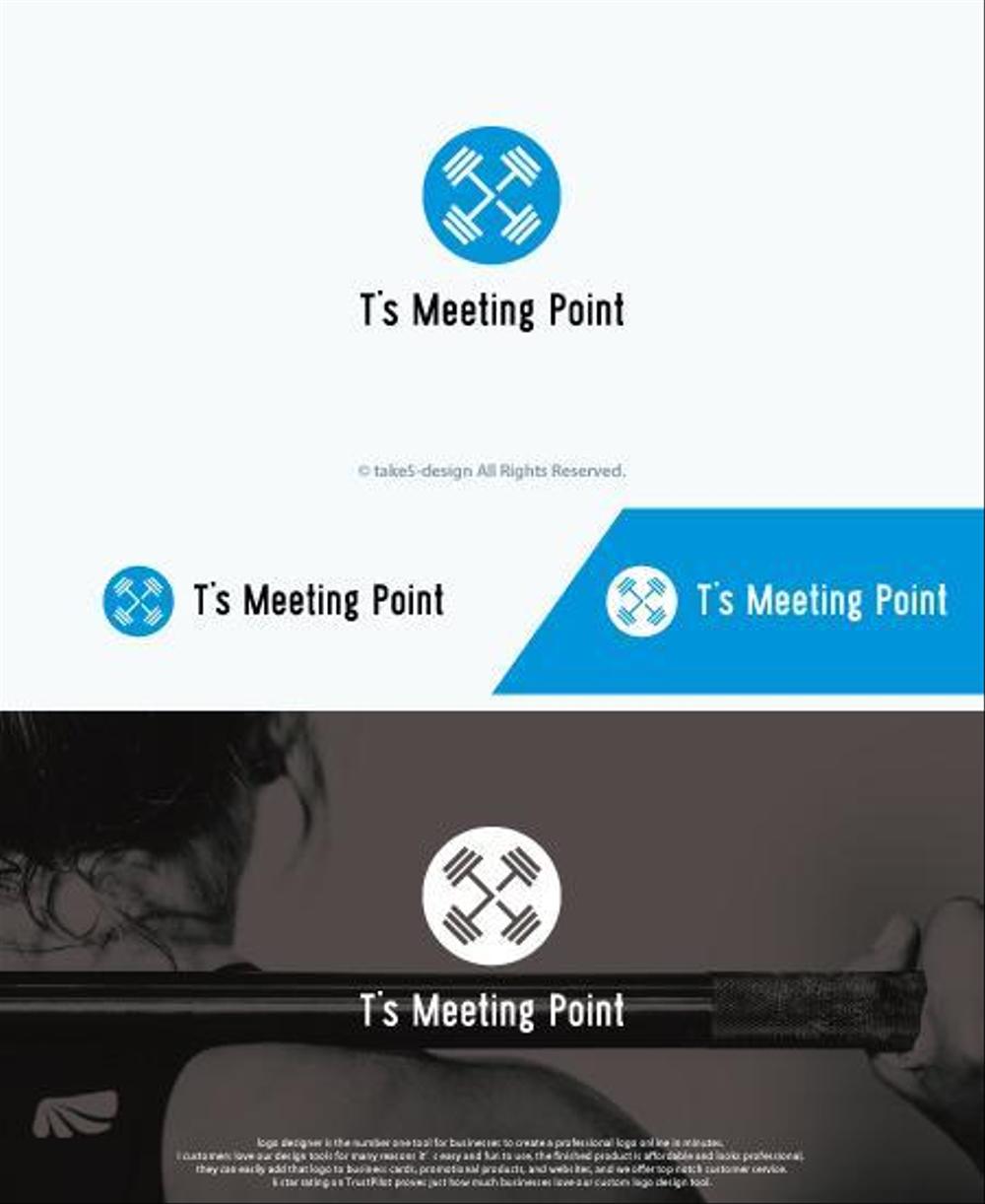 パーソナルトレーニングジム運営会社「T's Meeting Point」のロゴ