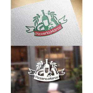 pinkpank (pinkpank)さんの飲食店 「ピッツェリア マルコ」のロゴへの提案