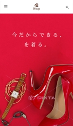 takayuto (takayuto)さんの1600*1100、414*736の2サイズ　女性向けファッションサイト　トップ画像　10枚採用への提案