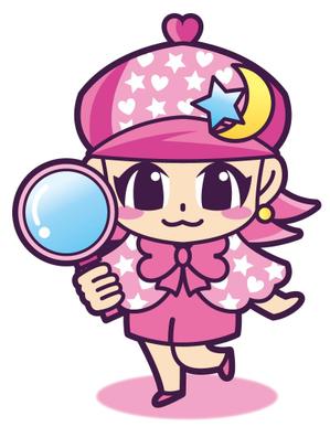 NonnoDesignLabo 片岡希 (NozomiKataoka)さんの虫眼鏡を持っている女の子のデザインへの提案