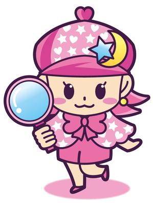 NonnoDesignLabo 片岡希 (NozomiKataoka)さんの虫眼鏡を持っている女の子のデザインへの提案
