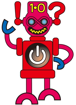 poretyobiさんのちょっとレトロなロボットのキャラクター看板への提案