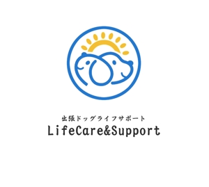 ぽんぽん (haruka0115322)さんの犬のトータルサポートをする「LifeCare&Support」のロゴへの提案