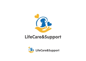O-tani24 (sorachienakayoshi)さんの犬のトータルサポートをする「LifeCare&Support」のロゴへの提案