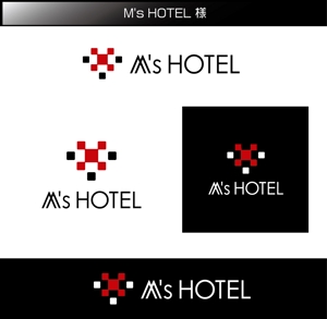 FISHERMAN (FISHERMAN)さんの新規レジャーホテル「 M's HOTEL 」のロゴ作成依頼への提案