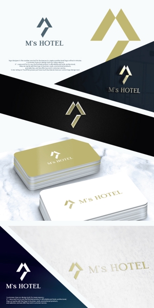 take5-design (take5-design)さんの新規レジャーホテル「 M's HOTEL 」のロゴ作成依頼への提案