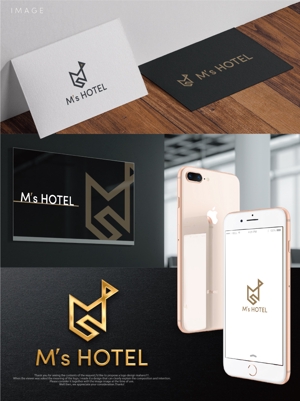 maharo77 (maharo77)さんの新規レジャーホテル「 M's HOTEL 」のロゴ作成依頼への提案