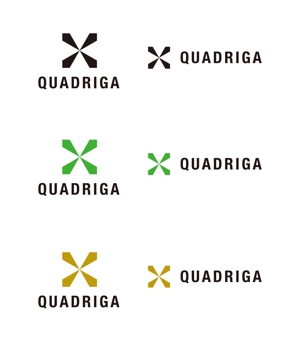 superiseさんの「QUADRIGA」のロゴ作成への提案