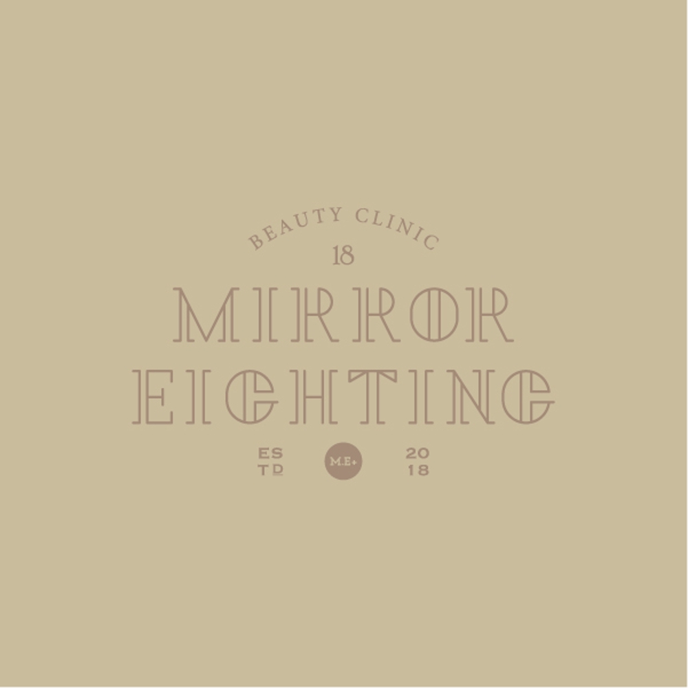美容クリニック「Mirror Eighting」の店舗ロゴ（商標登録なし）