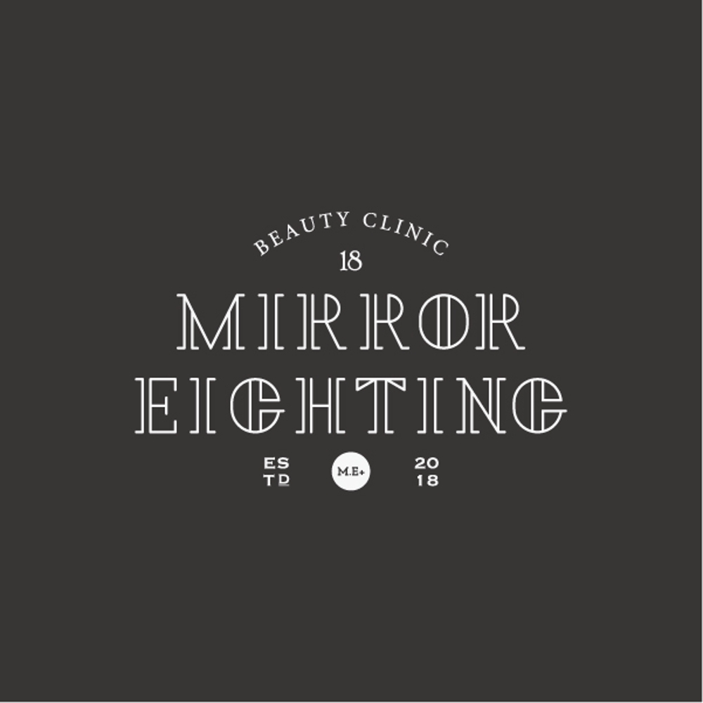 美容クリニック「Mirror Eighting」の店舗ロゴ（商標登録なし）