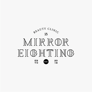 dkkh (dkkh)さんの美容クリニック「Mirror Eighting」の店舗ロゴ（商標登録なし）への提案