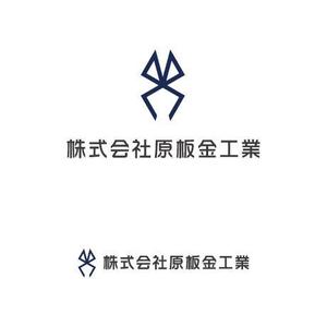 .IMPACT (dot-impact)さんの建築板金業（金属屋根の施工会社）『株式会社原板金工業』のロゴへの提案