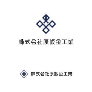 .IMPACT (dot-impact)さんの建築板金業（金属屋根の施工会社）『株式会社原板金工業』のロゴへの提案