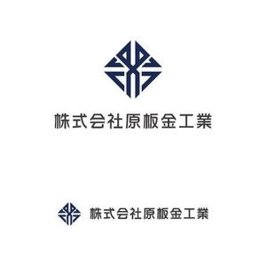.IMPACT (dot-impact)さんの建築板金業（金属屋根の施工会社）『株式会社原板金工業』のロゴへの提案